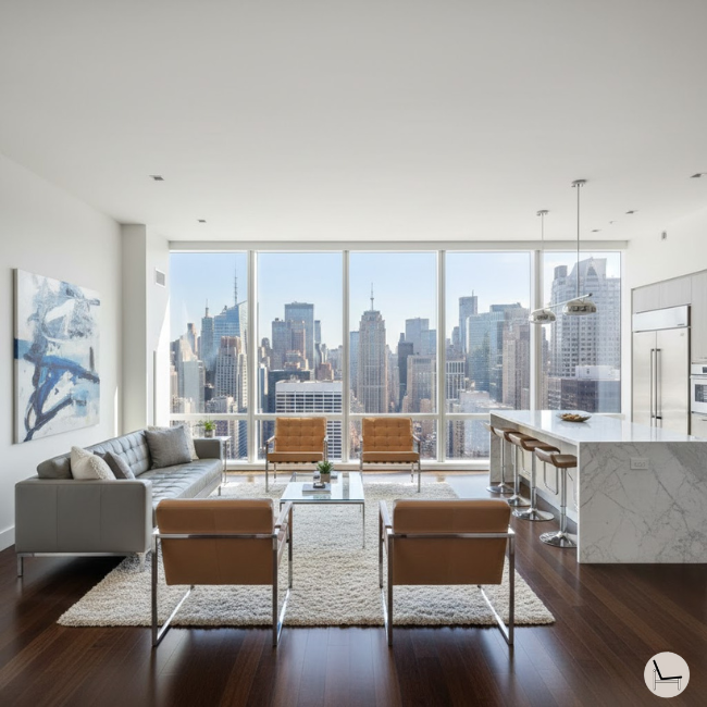 modern apartment showing how to plan a wall color placement from scratch