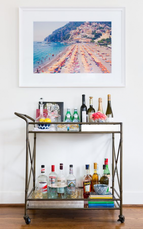 5 Tricks To Style A Bar Cart-bar cart