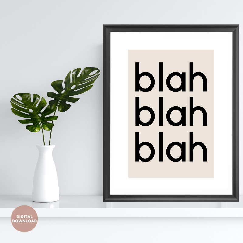 Modern-Blah-Digital-Print