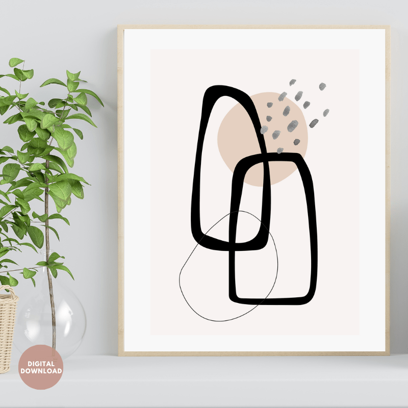 Scandinavian-simple-art-Print