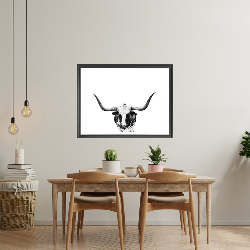 longhorn art print-2